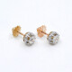 Caravanas En Oro 18K Y Brillantes Caravanas En Oro 18K Y Brillantes