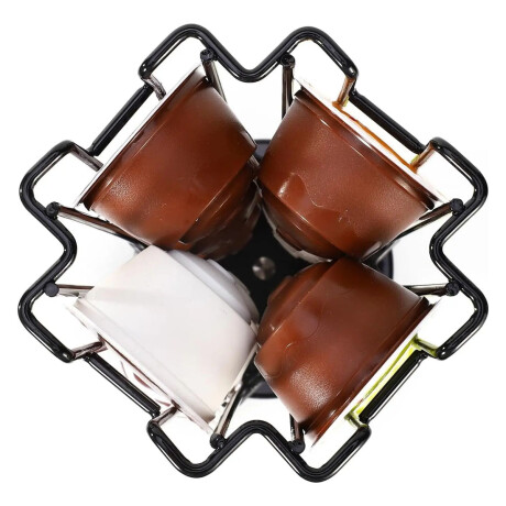 Dispensador Soporte Para 24 Capsulas Dolce Gusto Gira 360 Negro