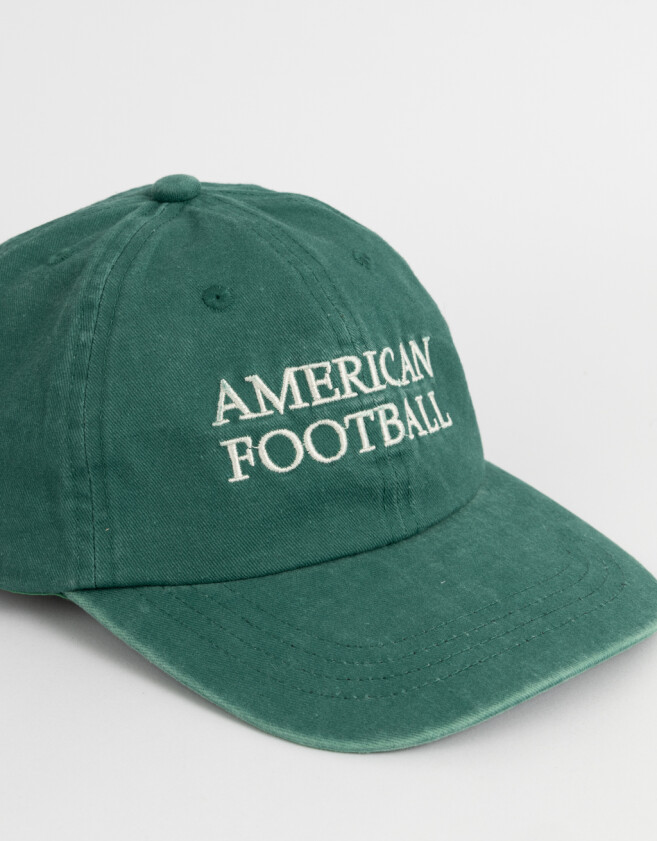 Caps Denim Gorra Canvas Bordada - Verde Medio