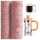 Set Invierno Manta Frazada Polar 2P + Cafetera Tetera + Taza Rosa