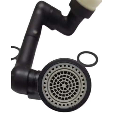 Aireador móvil para griferia negro en metal Aireador Móvil Para Griferia Negro En Metal