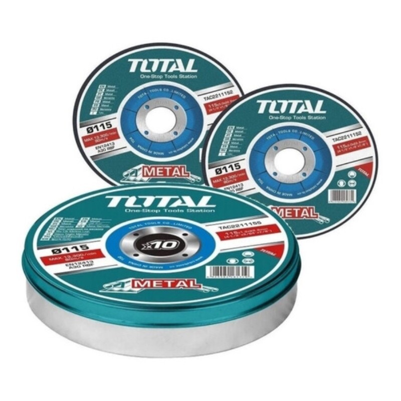 Disco De Corte 115mm X 1.2mm (4 1/2") Set X 10 Total Disco De Corte 115mm X 1.2mm (4 1/2") Set X 10 Total