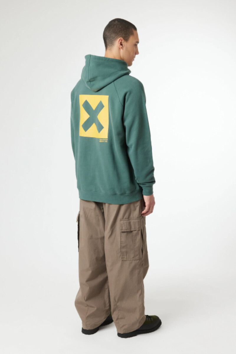 Hoodie Blue Banana - Nature Trecking Green