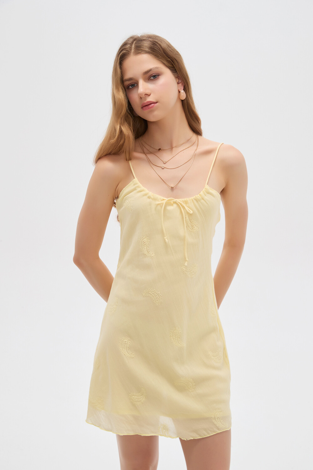 Vestido Tamaro Amarillo Palido