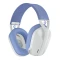 Auriculares Gamer Inalámbricos LOGITECH G435 BT 18Hrs Blanco Y Lila