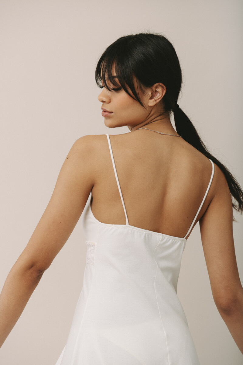 Camisón Avelina [CB11] Algodón Crema
