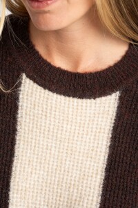 Sweater Rayado Chocolate