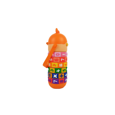 Botella infantil didáctica matemática Naranja