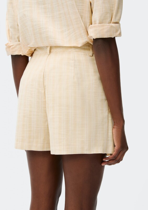 SHORTS SAIA FEM BEIGE