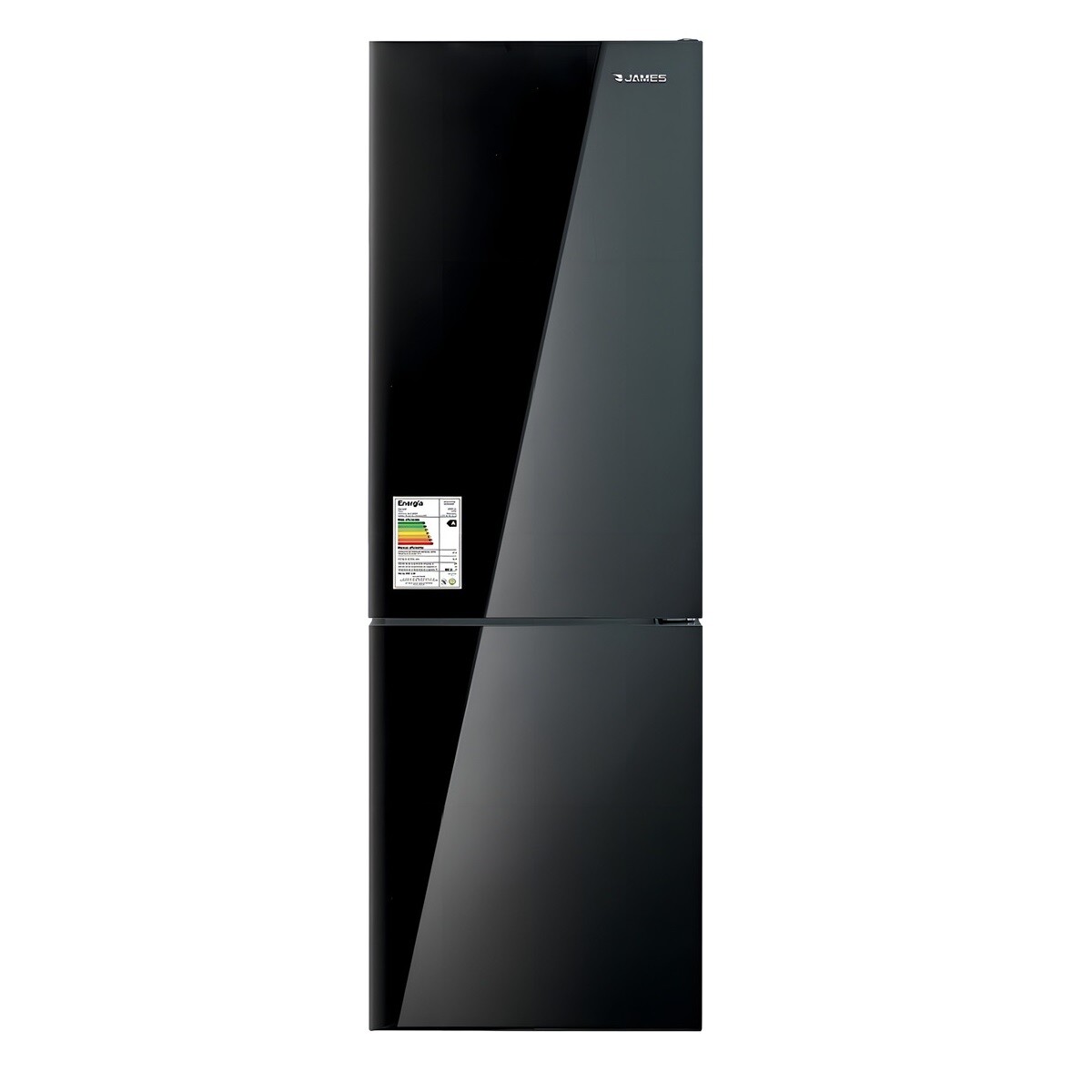 Heladera Con Freezer James Rj 431 Bt Color Negro Con Capacidad De 324l 220v 
