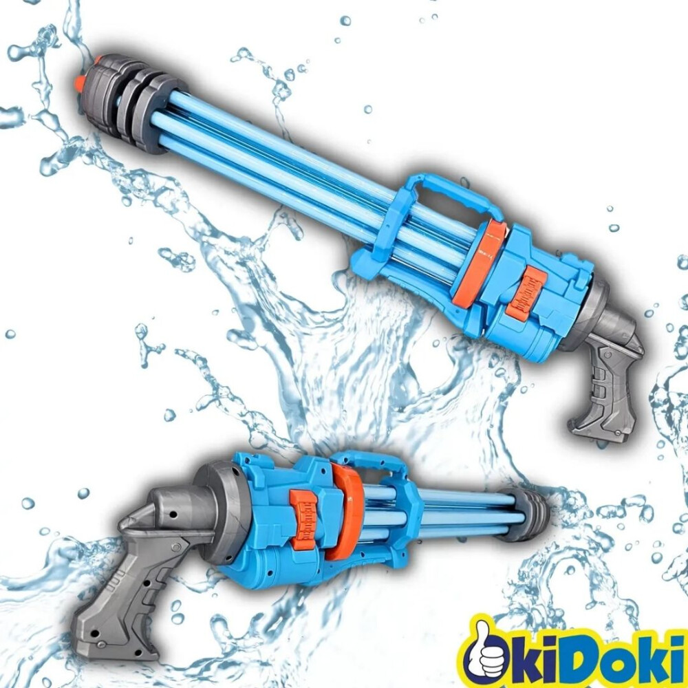 Pistola De Agua Infantil 5 Hoyos Celeste