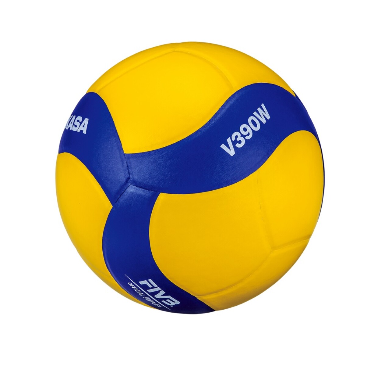 Pelota de Vóleibol Mikasa V390W – Cuero Sintético, Certificada DVV 