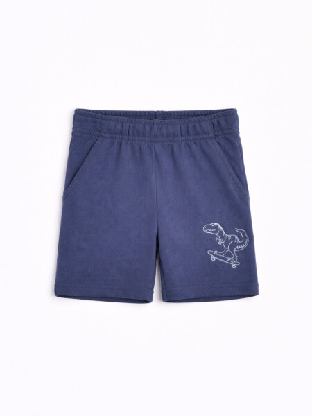 SHORT NICOLAS AZUL OSCURO