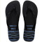 Ojotas de Hombre Havaianas Top Basic Negro - Azul