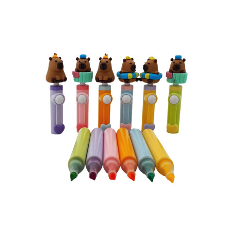 Marcadores de colores capibara Marcadores De Colores Capibara