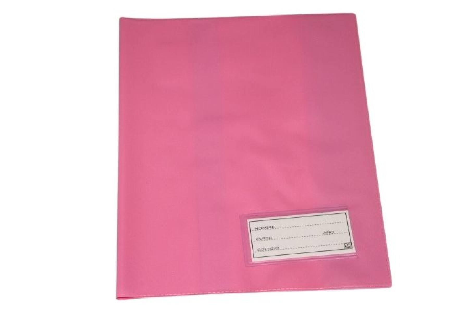 FORRO PLASTICO P.V.C. PARA CUADERNO - COLOR ROSADO 