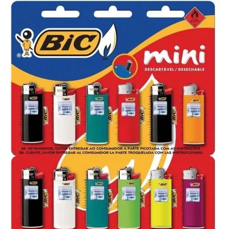 ENCENDEDOR BIC MINI X12 Encendedor Bic Mini X12