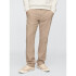 V-STRAIGHT LINEN COTTON PANT KHAKI