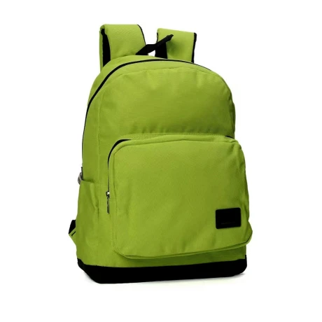 Mochila Bonus Culture Bolsillo al Frente y Lateral VERDE-LIMA