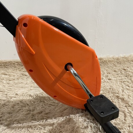 Bicicleta Fija Ergométrica Plegable Altura Ajustable Naranja