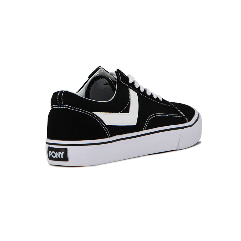 Pony Champion casual lona-gamuza Unisex - Negro Negro