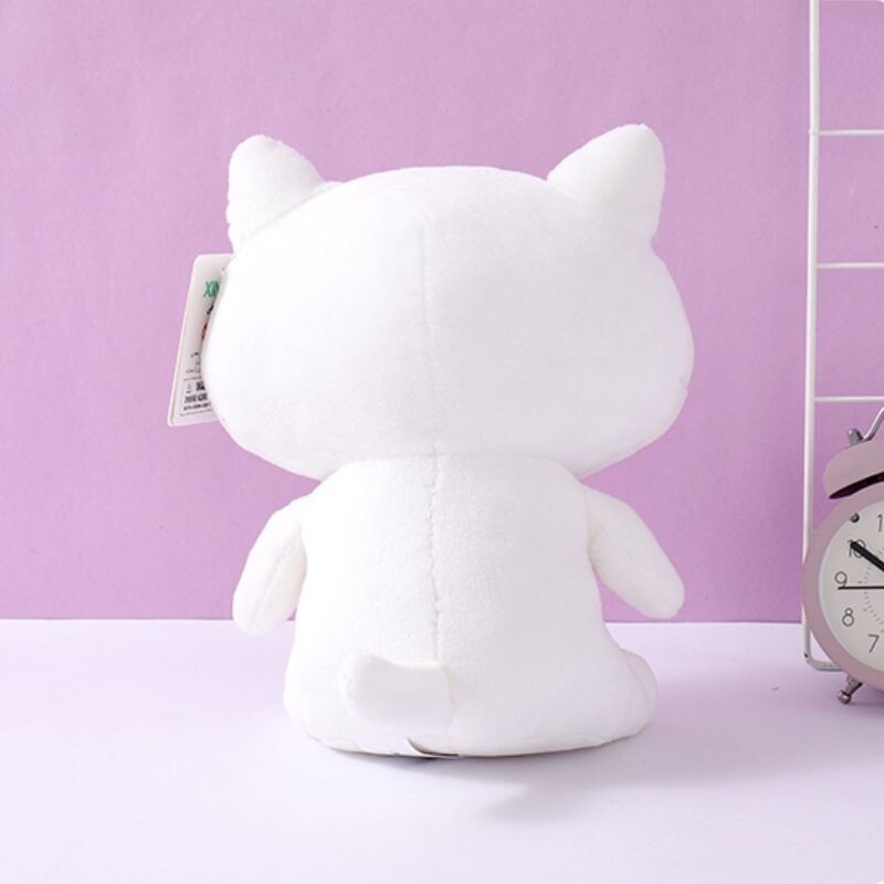 Gatito De Peluche Sentado - Blanco - 25cm Gatito De Peluche Sentado - Blanco - 25cm