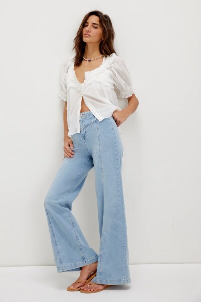 LIBRE WIDE LEG Celeste