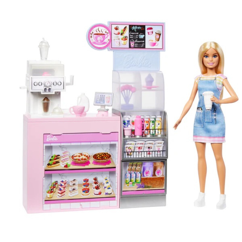 Barbie Profesiones Set de Juego Diversión en la Cafetería Barbie Profesiones Set de Juego Diversión en la Cafetería