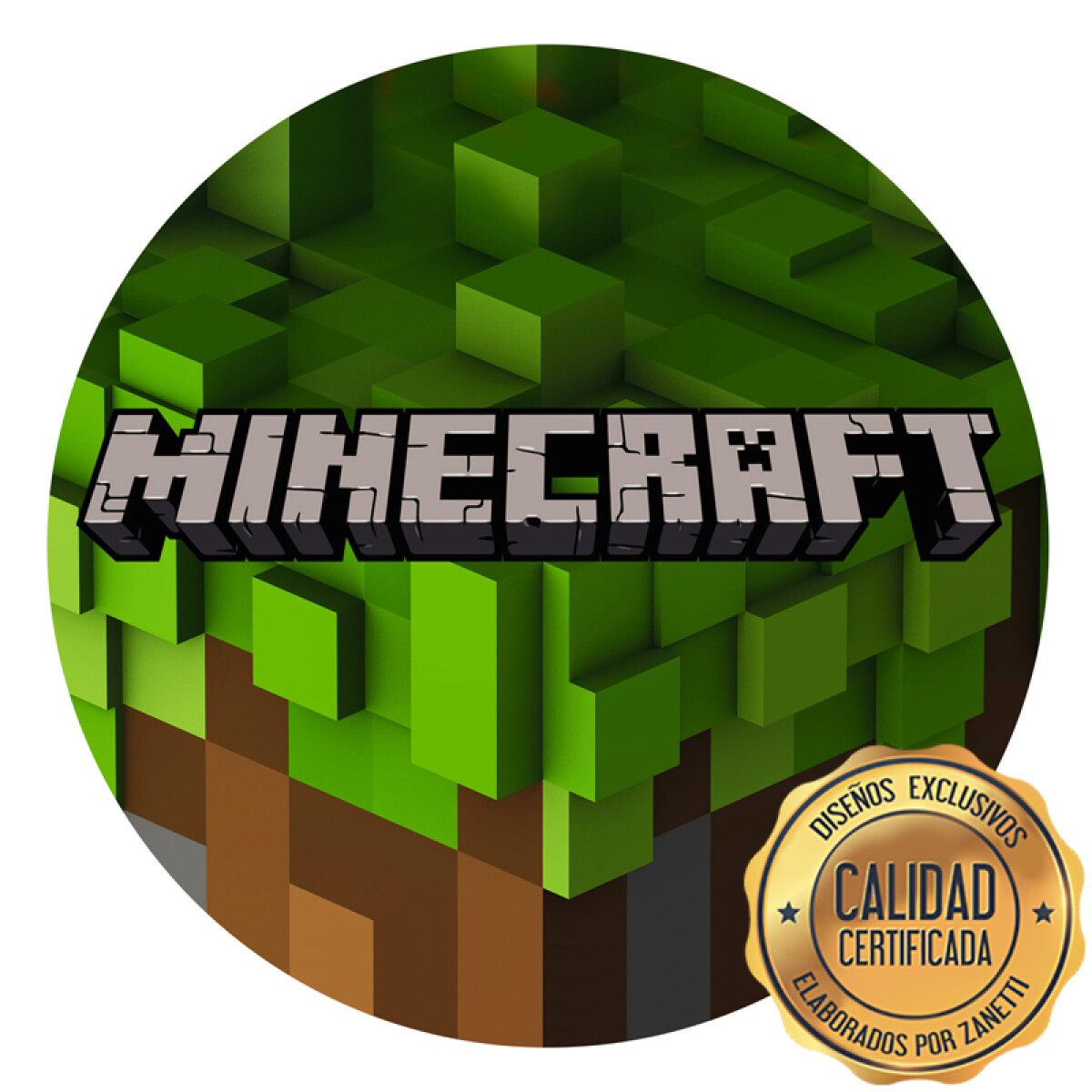 Lámina Minecraft - Logo Red. 