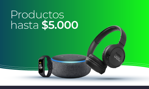 ¡Productos hasta $5.000!