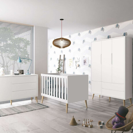 Cuna Convertible Beb Theo Blanco