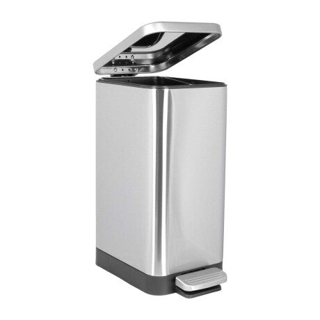 PAPELERA ACERO INOX GRIS ACERO INOXIDABLE A417