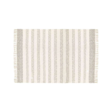 Alfombra Con Flecos 122X178Cm Azul/Gris