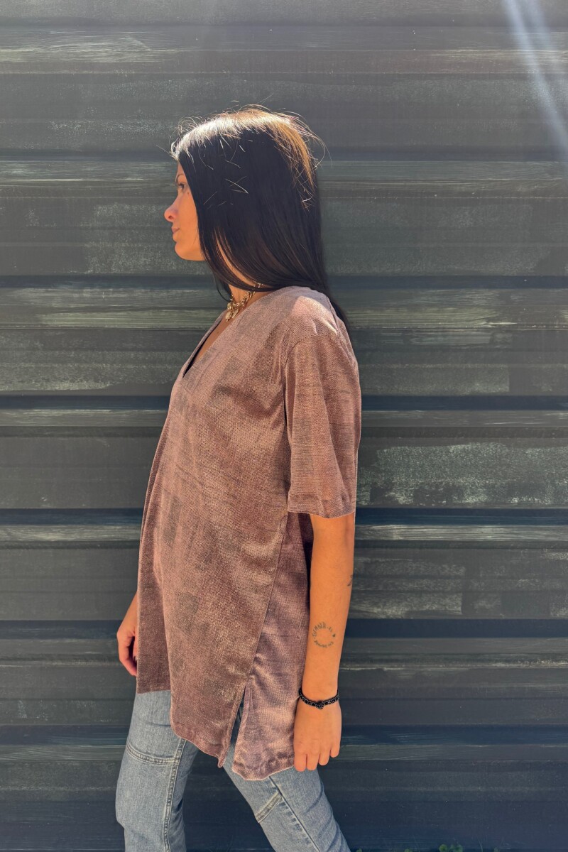 Remera Inma MARRON