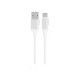 Cable de carga USB-C blanco