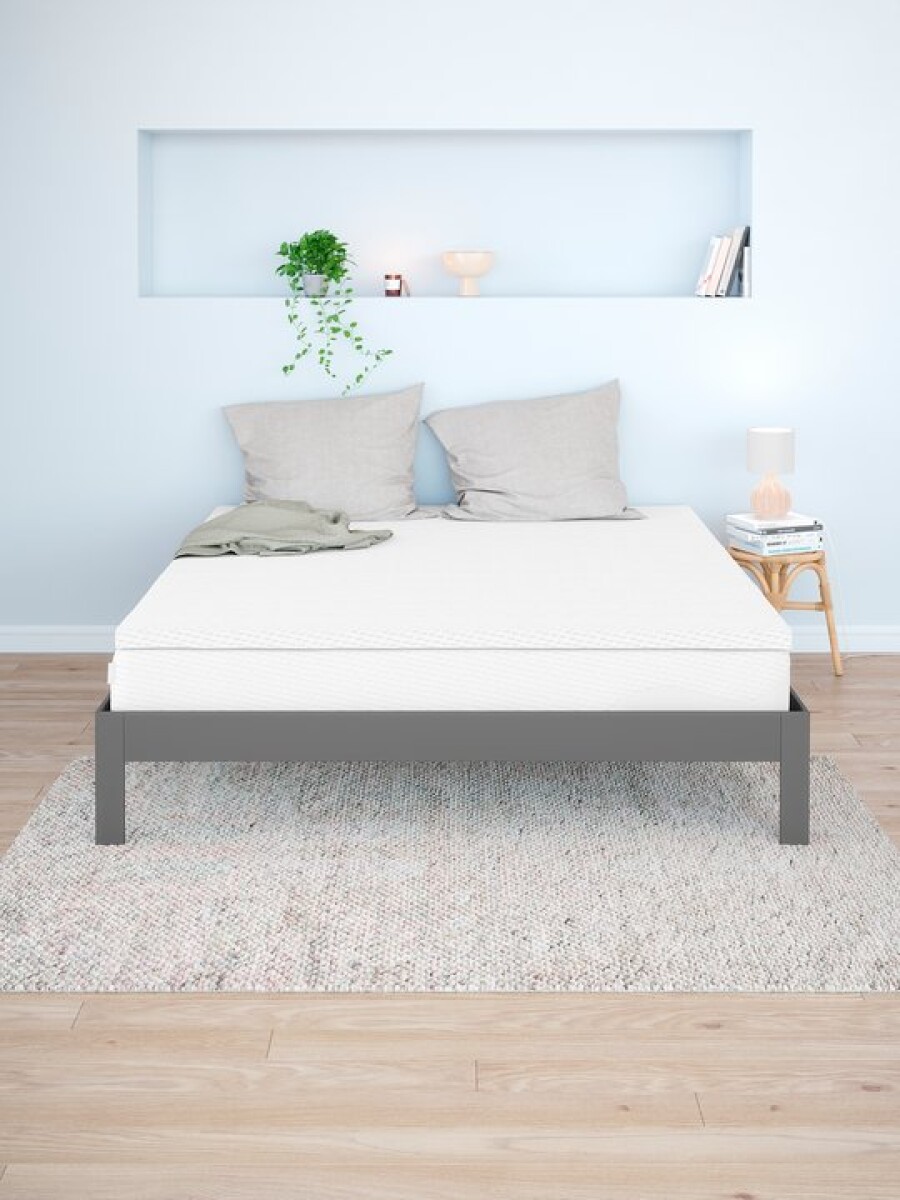 Colchón top 180x200 FRYA WELLPUR gris 