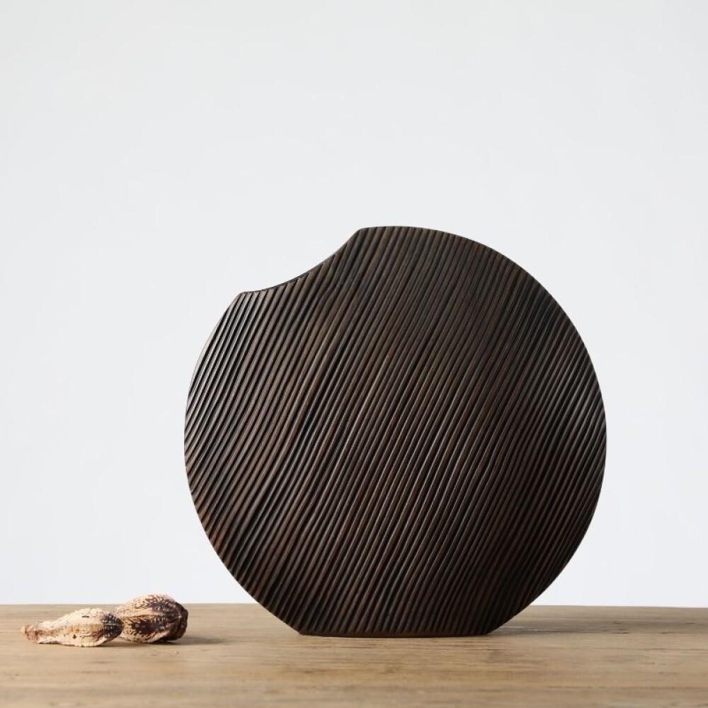 Corteza Redonda Ébano Grande Corteza Redonda Ébano Grande