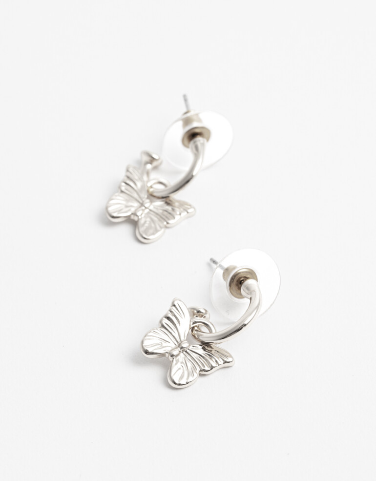 Aros Argollas Metal Aros Argollas - Plateado