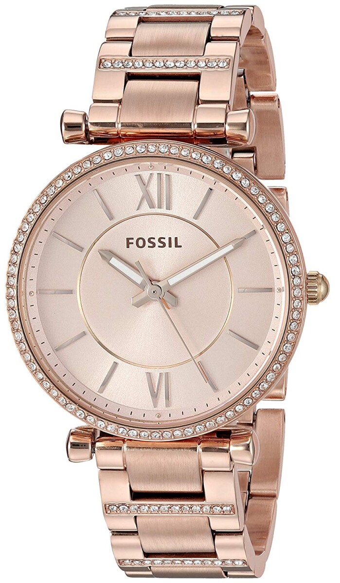 Reloj Fossil Clasico Acero Oro Rosa 