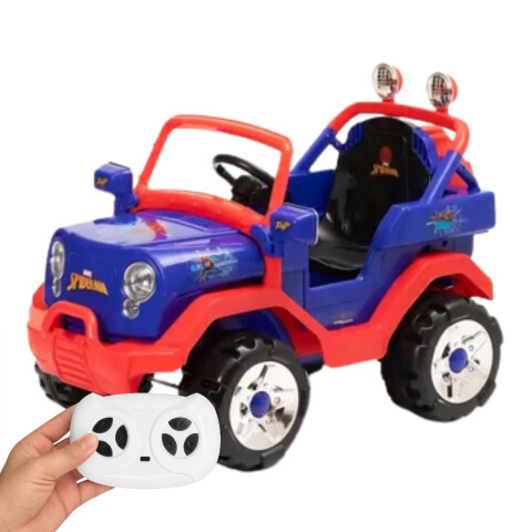 Jeep A Batería Spider Man Con Control Remoto Disney 51722 JEEP ELECTRICO SPIDERMAN DISNEY 51722