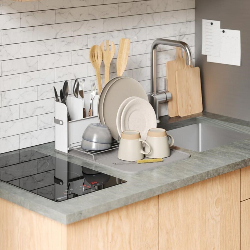Escurridor con rack de cubiertos SLING Escurridor con rack de cubiertos SLING