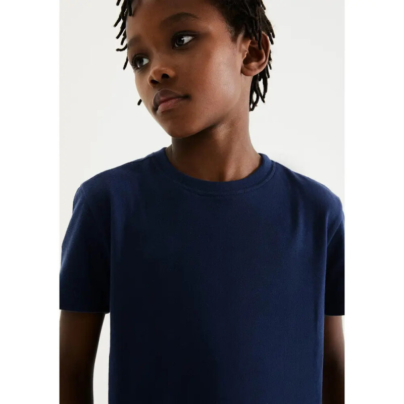 CAMISETA MM MASC AZUL ESCURO