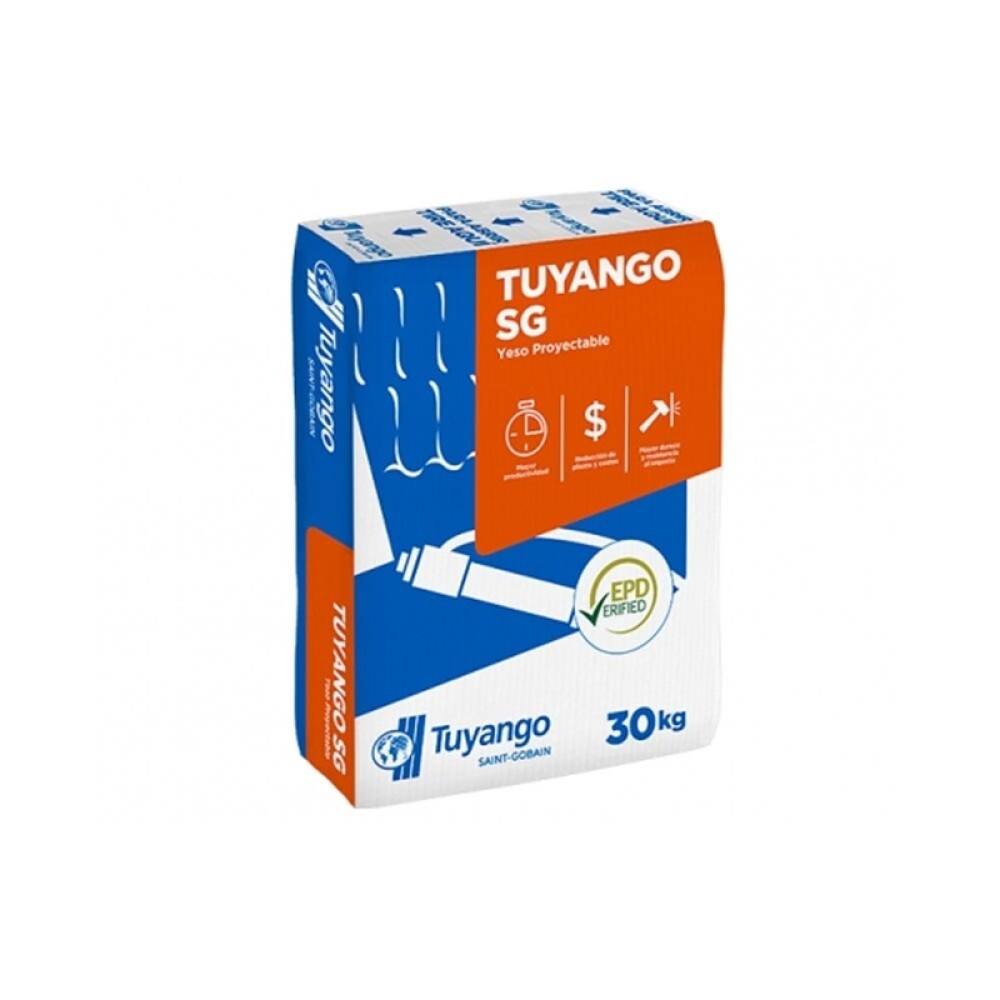 YESO TUYANGO PROYECTABLE SG X 30KG. Yeso Tuyango Proyectable Sg X 30kg.