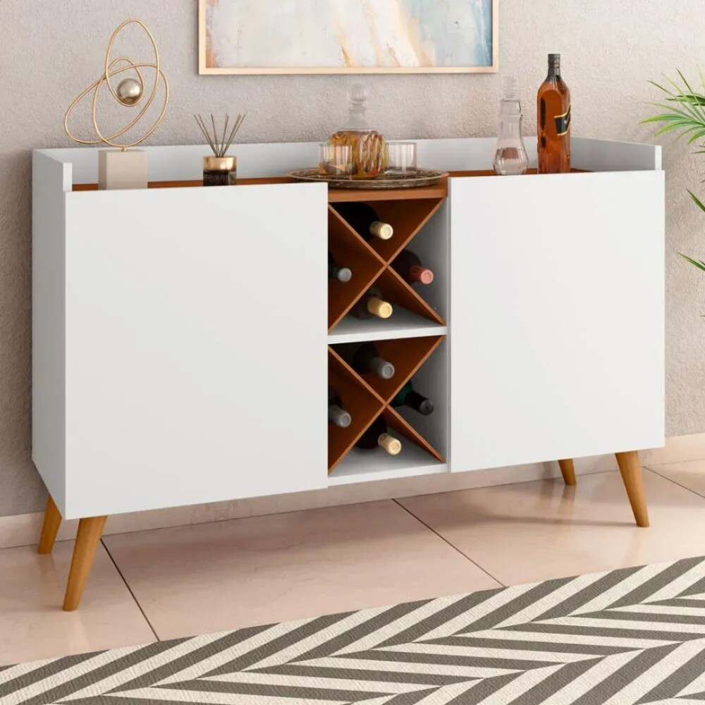 Aparador Bodeguero - 2 Puertas Blanco