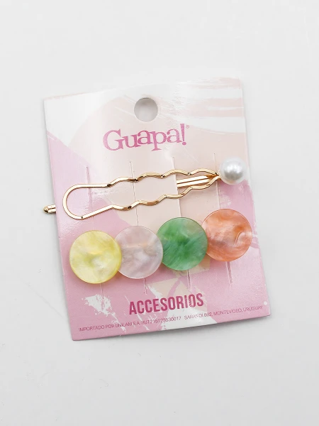BROCHES MULTICOLOR SET X 2 MULTICOLOR