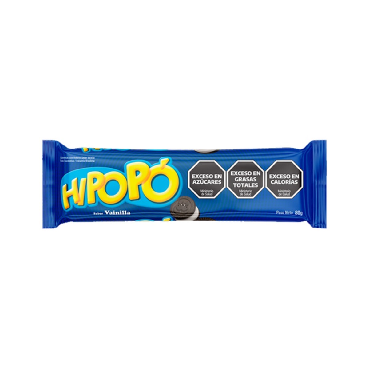 HIPOPO RELLENA 80G VAINILLA 