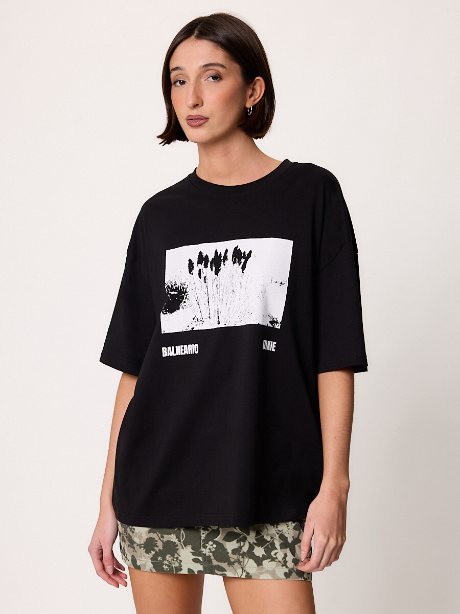 T-SHIRT M/C ORROZ DIXIE Negro