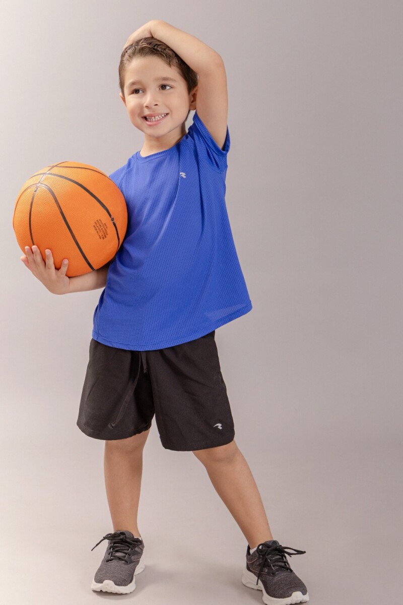 Remera Deportiva. Negro