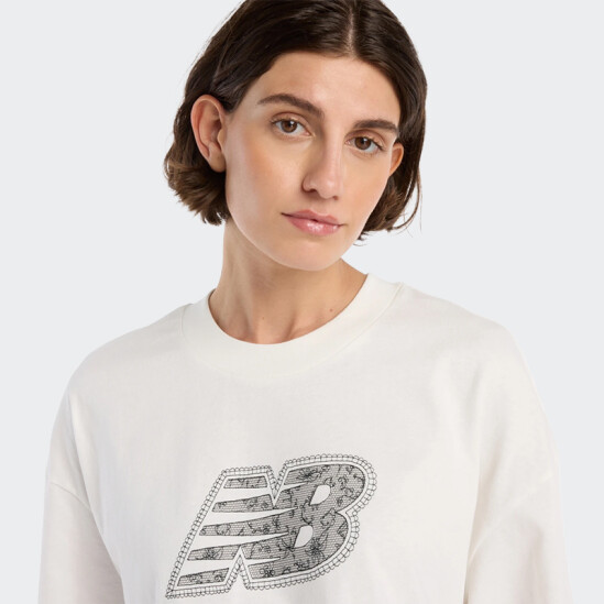 Remera New Balance Lace Blanco