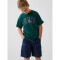 SU26 HW SS BRANNAN RELAXED TEE GREEN PINE